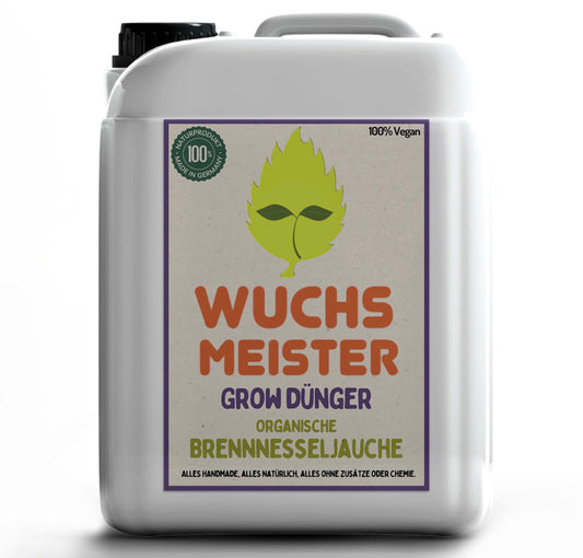 Wuchsmeister Brennnesseljauche Gemüse Dünger 5L  für Tomaten, Paprika, Gurken usw.